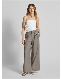 Блузка-топ с открытыми плечами и цветочной аппликацией, модель «NINFA», кремовый Mango