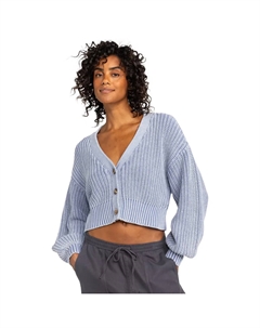 Sundaze Стиранный женский кардиган, синий Roxy