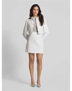 Мини-юбка с фактурным рисунком модель «Рабрина», кремовый Hugo