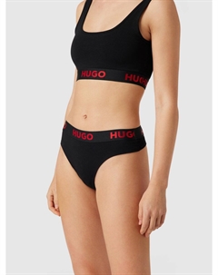 Трусы с логотипом на поясе, черный Hugo