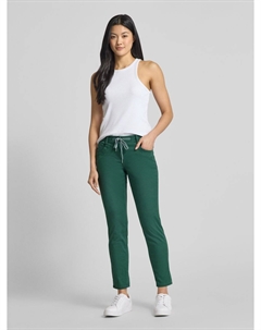 Чиносы свободного кроя с завязками на шнурке, темно-зеленый Tom tailor