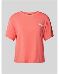 Верх пижамы с этикеткой-принтом, коралл Hugo