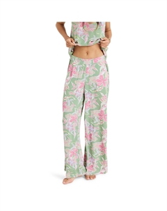 Женские брюки Hibiscus Island, зеленый Roxy