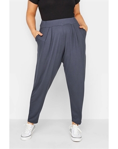 Брюки-Шаровары с двойной складкой, серый Yours