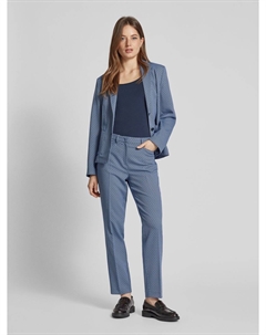 Брюки прямого кроя со стрелками, синий More&more