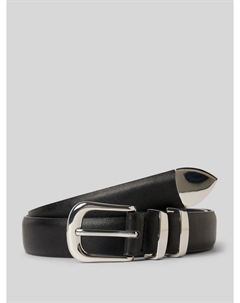 Кожаный ремень с пряжкой модель «Арелио», черный Opus