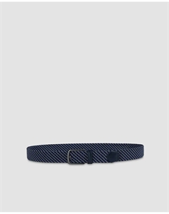 Мужской плетеный эластичный пояс больших размеров, синий Paul & shark