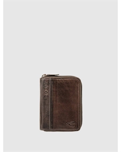 Кожаный кошелек в стиле ретро, черный Camel active