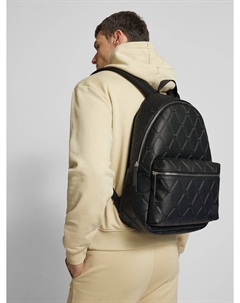 Рюкзак со структурированным узором, модель «Ethon Chain», черный Hugo