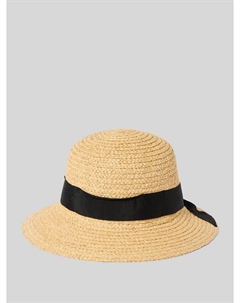 Соломенная шляпа в форме колокольчика с околышем, модель «Рафия», бежевый Loevenich