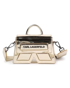 Сумочка для девочки со съемным плечевым ремнем Kids, золотой Karl lagerfeld