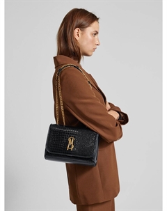 Сумка через плечо с этикеткой, черный Steve madden