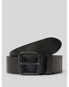 Кожаный ремень с пряжкой модель 'Script', черный Carhartt work in progress