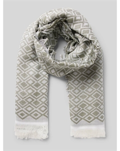Шарф с бахромой, оливковый Windsor