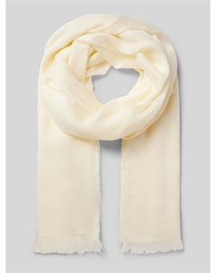 Шарф с бахромой модель «Амели», светло-желтый Joop