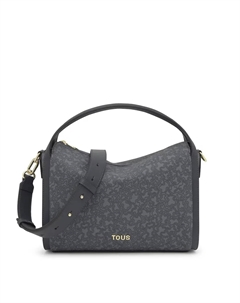 Сумка-трансформер Kaos Mini Lines Medium с принтом, темно-серый Tous