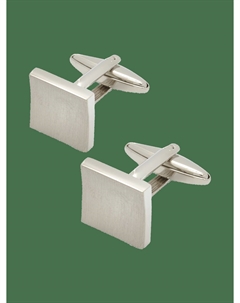 Запонки с матовой поверхностью, серебряный Lindenmann