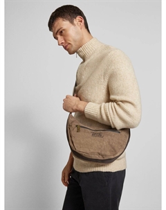 Сумка через плечо с вышитым логотипом, модель «JOURNEY», песочный Camel active