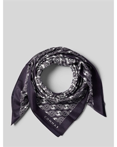 Шарф из смеси хлопка и шелка с этикеткой Comma,