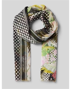 Шарф с бахромой, оливковый Marc cain