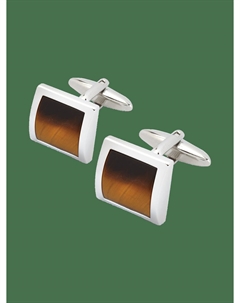 Запонки с перламутровой оправой, черный Lindenmann