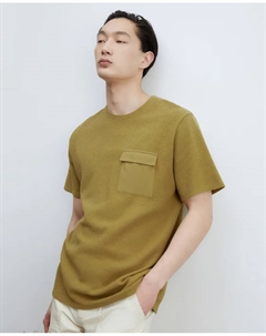 Футболка с карманной структурой, зеленый Сфера