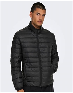 Мужской пуховик, чёрный Only & sons