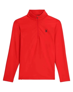 Мужская футболка Prospect 1/2 на молнии, красный Spyder