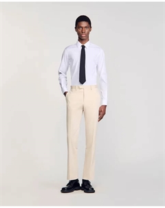Мужские костюмные брюки, белый Sandro