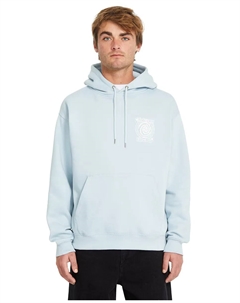 Мужская синяя толстовка с капюшоном, голубой Volcom