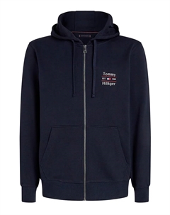 Мужской свитшот с застежкой-молнией, тёмно-синий Tommy hilfiger