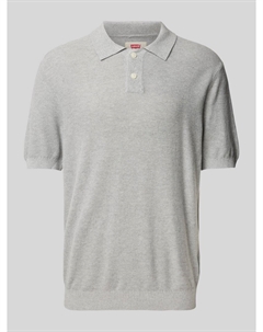 Рубашка поло стандартного кроя с ребристыми манжетами, серебряный Levi's®