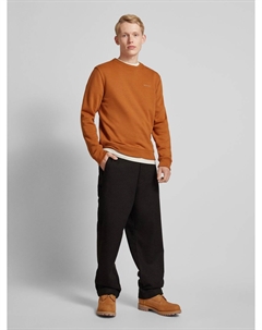 Брюки из ткани с французскими карманами модель «TRUMAN», темно-коричневый Carhartt work in progress