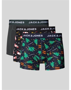 Боксеры с эластичным поясом и логотипом, модель «HOLLY», в упаковке 3 шт Jack & jones
