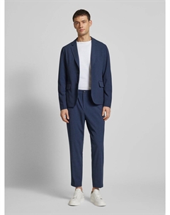 Узкие брюки с застежкой на пуговицу и молнию, синий Scotch&soda