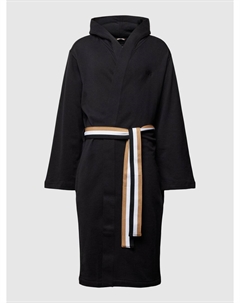 Халат с капюшоном, модель «Френч Терри», черный Boss