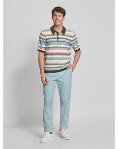 Брюки чинос стандартного зауженного кроя со шлевками для ремня, модель «Дрифт», светло-голубой Scotch&soda