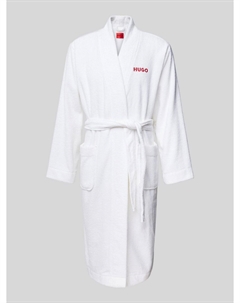 Халат с этикеткой-швом модель «Терри», белый Hugo