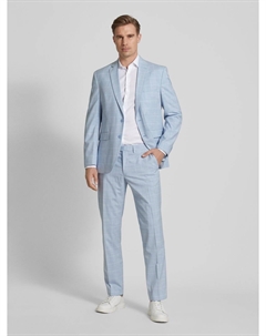 Пиджак на 2 пуговицах с добавлением вискозы и узором в сетку, синий Christian berg men