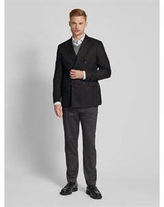 Пиджак с воротником-лацканом, черный Mango