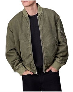 Бомбер Manston стандартного кроя rag &bone, зеленый Rag & bone