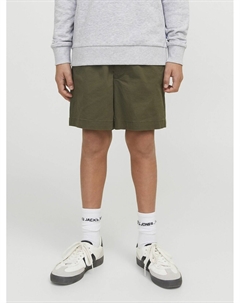 Шорты прямого покроя зеленый Jack & jones junior