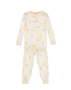 Пижама с принтом "желтые тюльпаны" Sanetta