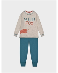 Пижама с принтом "Wild fox" Sanetta