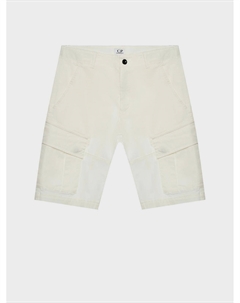 Бермуды с карманами-карго, белые C.p. company
