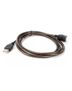 Кабель интерфейсный USB 2.0 VUS6956T-5M удлинительный AM/AF, прозрачная изоляция, 5m Telecom