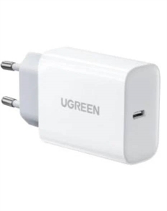 Зарядное устройство сетевое UGREEN CD127 70161 USB Type-C, 30W, цвет: белый Ugreen