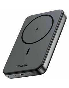 Аккумулятор внешний портативный UGREEN PB561 25919_ 10000mAh Magnetic Wireless. Цвет: серый космос Ugreen