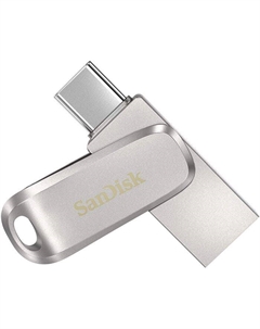Накопитель USB 3.1 Ultra Dual Drive Luxe SDDDC4-1T00-G46 1TB, Type-C, серебристый Sandisk