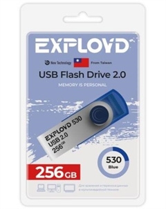 Накопитель USB 2.0 256GB EX-256GB-530-Blue 530 синий Exployd